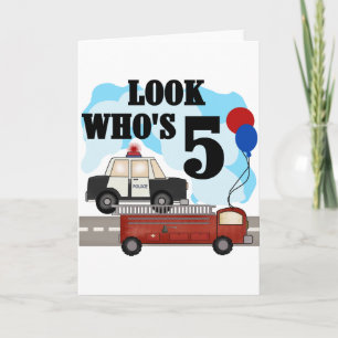 Everyday Heroes 5th Birthday Tshirts Kaart