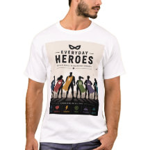 Everyday Heroes Superhero T-Shirt – Moed Kracht