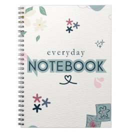everyday love, notebook for daily notes notitieboek