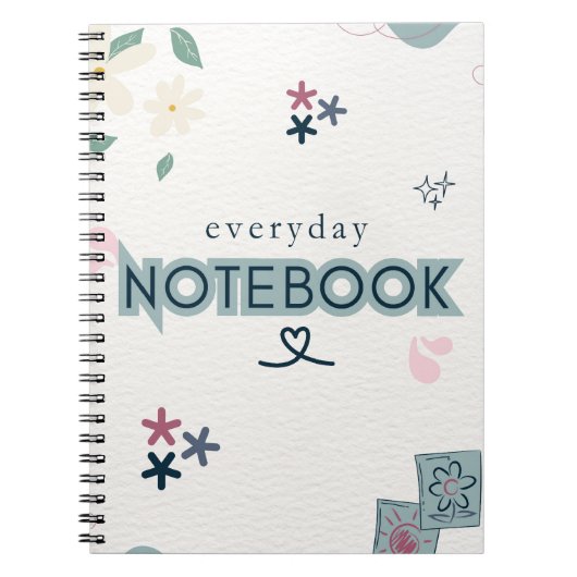 everyday love, notebook for daily notes notitieboek (Voorkant)