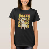 Everyday My Head Goes AAAAAH  Pun Screaming Goat T-shirt (Voorkant)