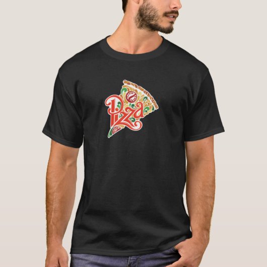 Everyday pizza t-shirt for everyone (Devant)