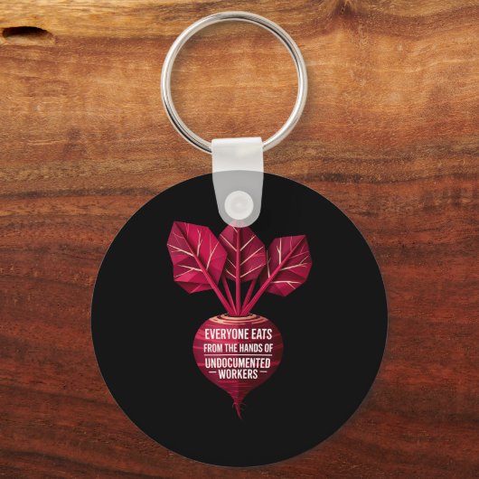 Everyone Eats From The Hands Of Undoented Workers Sleutelhanger (Voorkant)