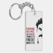 Everyone has a price sleutelhanger (Voorkant Links)