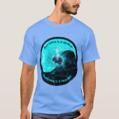 Everyone is a student Everyone is a teacher Oversi T-shirt (Voorkant)