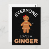 Everyone Loves A Ginger III Briefkaart (Voorkant / Achterkant)