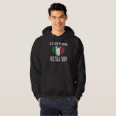 Everyone Loves A Nice Italian Boy  Italy Flag  Ide Hoodie (Voorkant volledig)