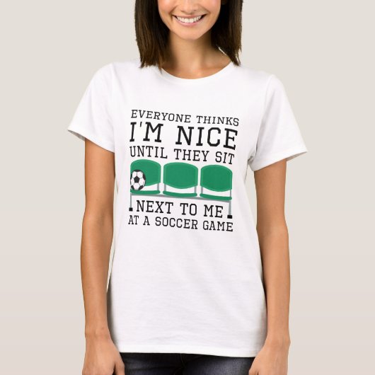 Everyone Thinks I'm Nice T-shirt (Voorkant)