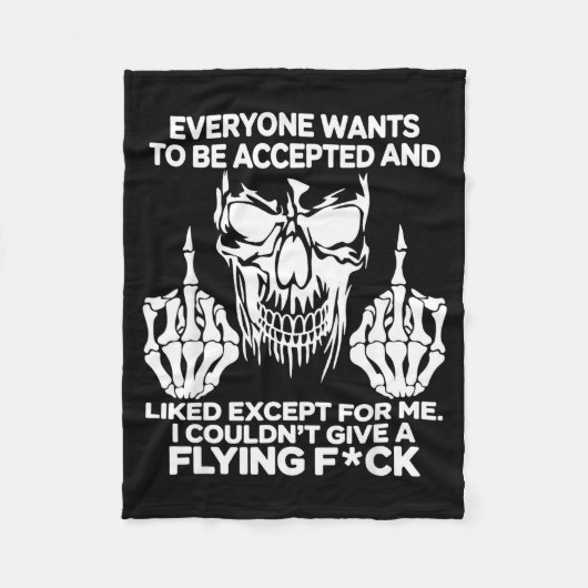 Everyone Wants To Be Accepted And Likes Except For Fleece Deken (Voorkant)