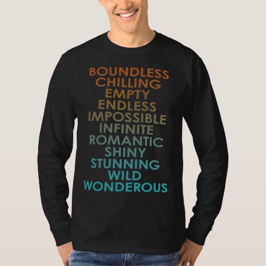 Everything and Anything  A Universe of Inspiration T-shirt (Voorkant)
