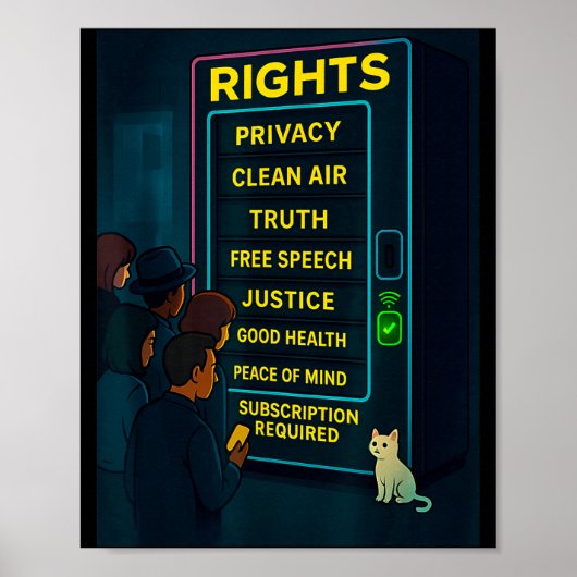 Everything For A Price Funny Satire Gift  Poster (Voorkant)