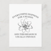 Everything Happens For A Reason Briefkaart (Voorkant)
