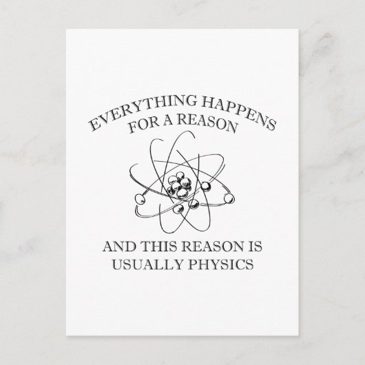 Everything Happens For A Reason Briefkaart (Voorkant)