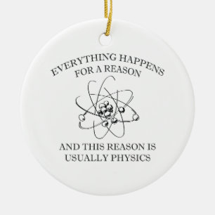 Everything Happens For A Reason Keramisch Ornament