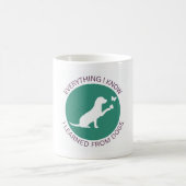 Everything I Know, I Learned from Dogs Coffee Mug Koffiemok (Center)