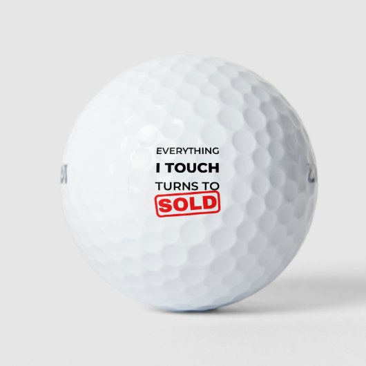 Everything I Touch Turns To Sold 2 Golfballen (Voorkant)