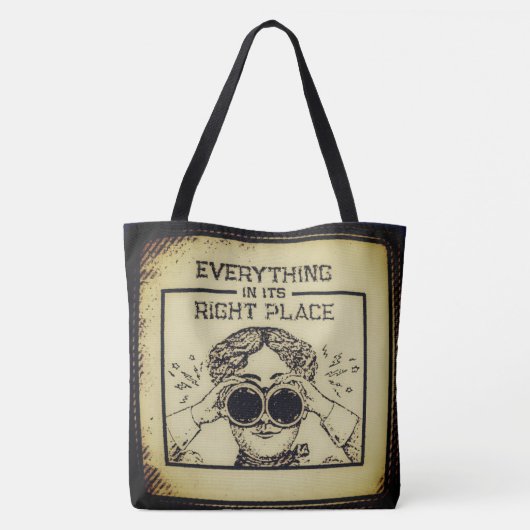 Everything in Its Right Place Tote Draagtas (Achterkant)