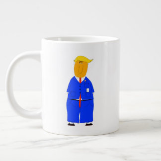 Everything in life is luck Donald Trump Coffee Mug Extra Grote Beker