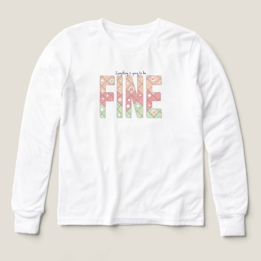Everything Is Going To Be Fine Tri-Blend Shirts (Voorkant)