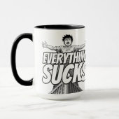 Everything Sucks Mug - Weirdest Timeline Mok (Links)