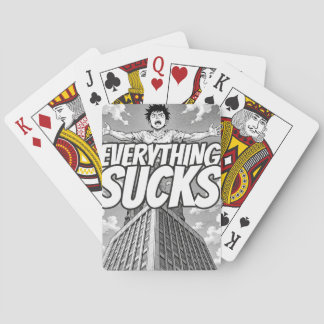 Everything Sucks Playing Cards - Weirdest Timeline Pokerkaarten