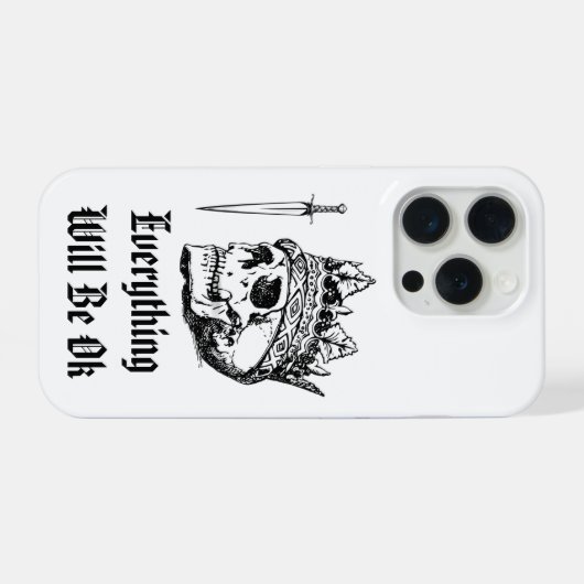 Everything Will Be OK iPhone 15 Pro Case iPhone Hoesje (Achterkant horizontaal)