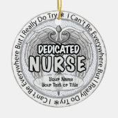 Everywhere nurse keramisch ornament (Voorkant)