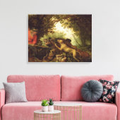 Everzwijn jacht, 1611 canvas afdruk (Insitu (Woonkamer))