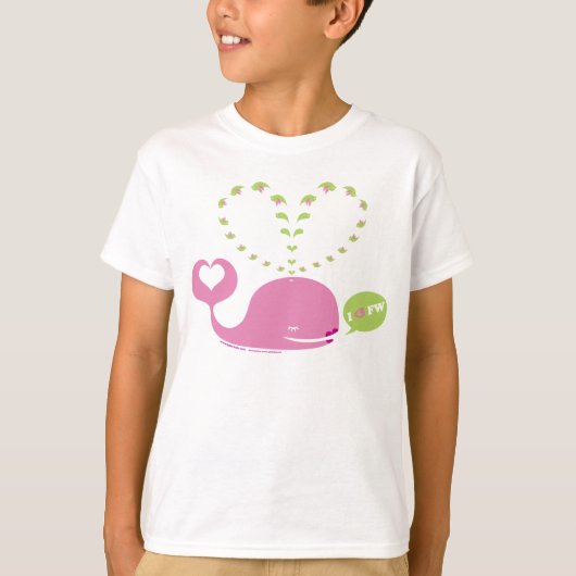 EveWhale Kinder White T-Shirt (Voorkant)