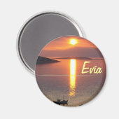 Evia griekenland magneet (Voorkant / Achterkant)