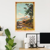 Evian, Lac Léman, Paris - Lyon - Méditerrannée Poster (Thuiskantoor)