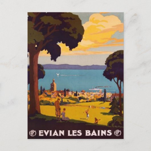  Évian-les-Bains, Rhône-Alpes, Frankrijk - Briefkaart (Voorkant)