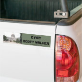 Evict Scott Walker Bumpersticker (Op Truck)