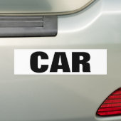 evidente auto bumpersticker (Op auto)