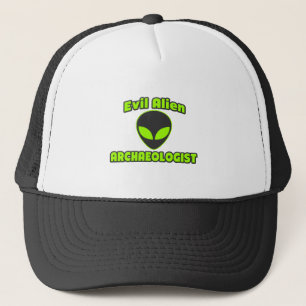 Evil Alien Archeologist Trucker Pet