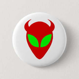 Evil Alien Ronde Button 5,7 Cm