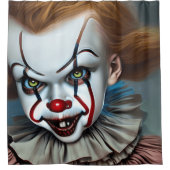 Evil Baby Clown Douchegordijn (Voorkant)