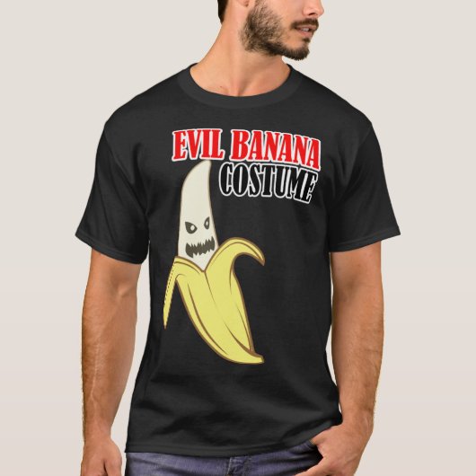 Evil Banana Costume Funny T-shirt (Voorkant)