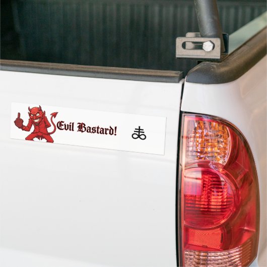 Evil Bastard Bumpersticker (Op Truck)