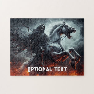 Evil Bord Horse and Death Halloween Legpuzzel