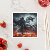 Evil Bord Horse and Death Halloween Servet (Insitu)