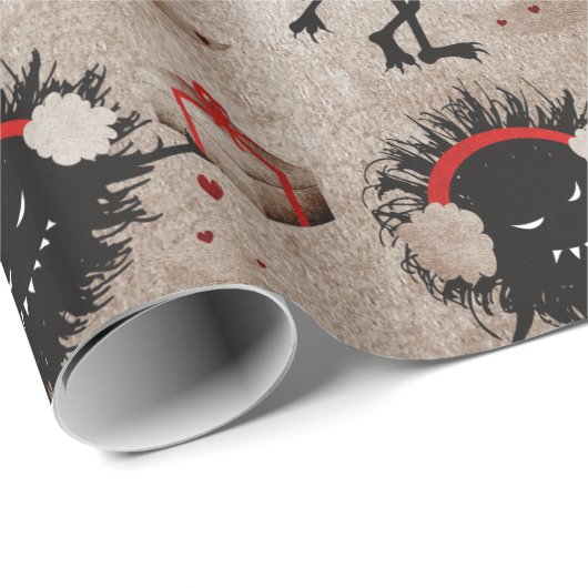 Evil Bug geeft Cadeau kerstmis Cadeaupapier (Rol Hoek)