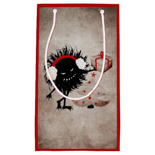 Evil Bug geeft kerstcadeautjes Klein Cadeauzakje (Voorkant)