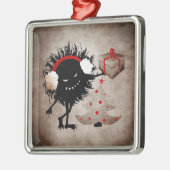 Evil Bug geeft kerstcadeautjes Metalen Ornament (Links)