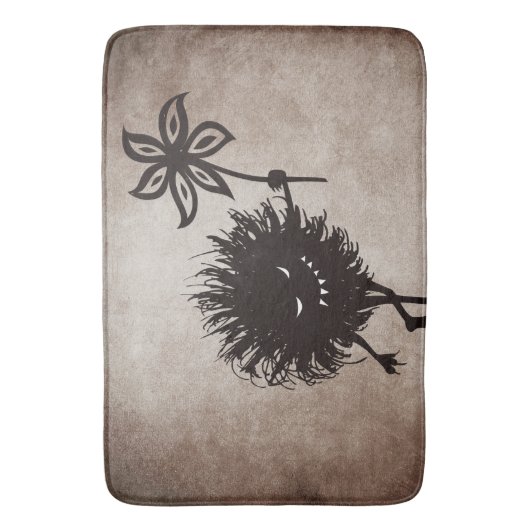 Evil Bug Gives Flower  Badmat (Voorkant Verticaal)