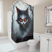 Evil Cat Douchegordijn (In situ)