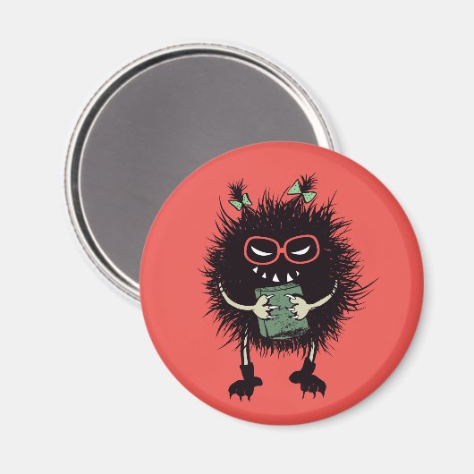 Evil Character Gothic Book Lover Magneet (Voorkant / Achterkant)
