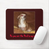 Evil Chihuahua Mousepad Muismat (Met muis)