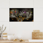 Evil Clown Banquet Poster (Keuken)