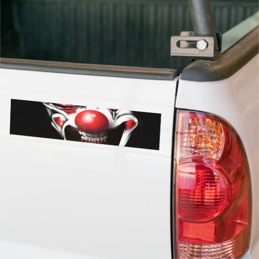 Evil Clown Bumpersticker (Op Truck)